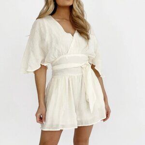 Dreamy J.NNA White Romper